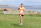 Rosie Smith (Durham City) leads the womens Pier to Pier, South Shields. Photo: David: David T. Hewitson/Sports for All Pics